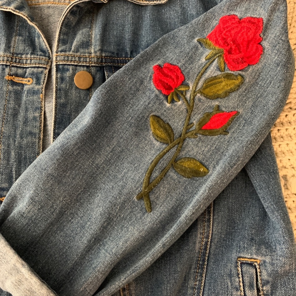 Embroidered Denim Jacket